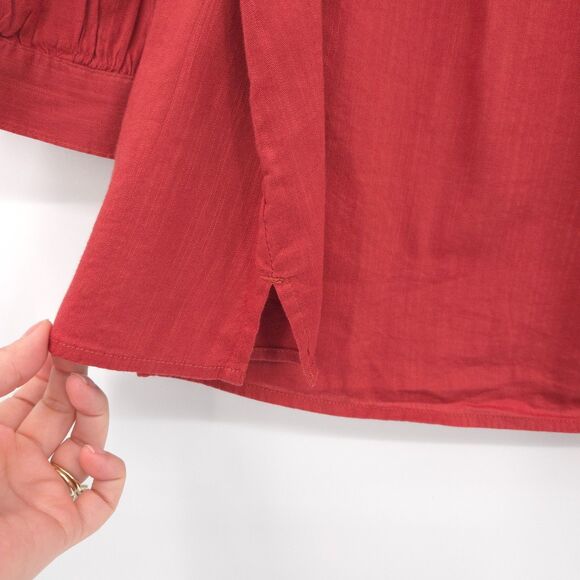 Old Navy square neck peasant tunic top Size XL cotton blend Boho - Picture 5 of 8